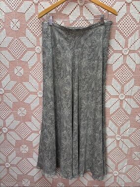 Jones New York Silk Paisley Midi Skirt – Size 12